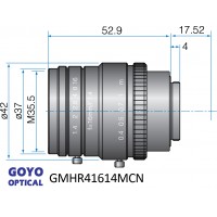 1 inch Format 16mm F1.4-16 High Resolution Megapixel Lens
